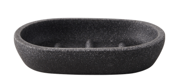 MOON Portasapone grigio scuro H 2 x W 13 x D 9 cm