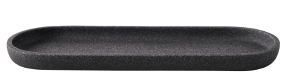 MOON Prato cinzento escuro H 2 x W 31,5 x D 10,5 cm