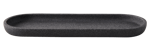 MOON Piatto grigio scuro H 2 x W 31,5 x D 10,5 cm