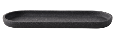 MOON Plat gris foncé H 2 x Larg. 31,5 x P 10,5 cm