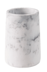 LUNA Suporte para escova de dentes aspeto de mármore H 10,5 cm - Ø 7,5 cm