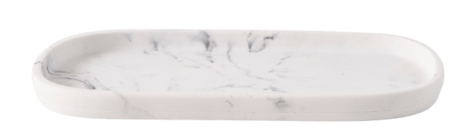 LUNA Prato aspeto de mármore H 2 x W 28 x D 14 cm