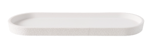 WHITE ELEGANCE Schaal wit H 2 x B 30 x D 10,5 cm