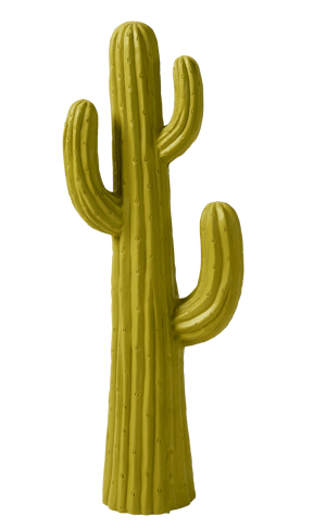 MAGNESIA Dekorativer Kaktus Grün H 97 x B 35 x T 20 cm