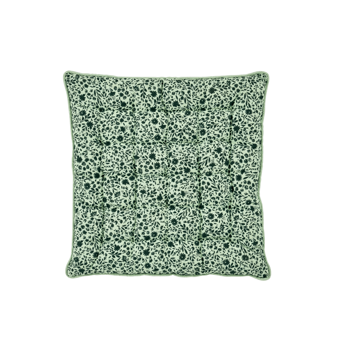 ELSIE Cojín de asiento verde An. 40 x L 40 cm