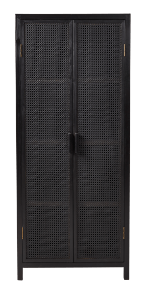 WEBSTER  Armario negro A 165 x An. 70 x P 38 cm