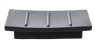 SAMOURAI Porte-savon noir H 2,5 x Larg. 13 x P 8,5 cm