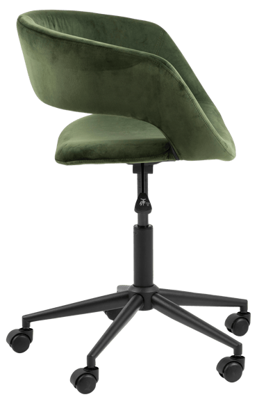ROLI Chaise de bureau vert H 92 x Larg. 40 x P 43 cm