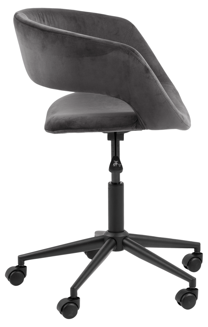 ROLI Chaise de bureau gris H 92 x Larg. 40 x P 43 cm