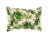 PALMIS Coussin vert, crème Larg. 30 x Long. 50 cm