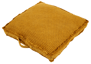 CESAR Cuscino materasso giallo H 8 x W 50 x L 50 cm
