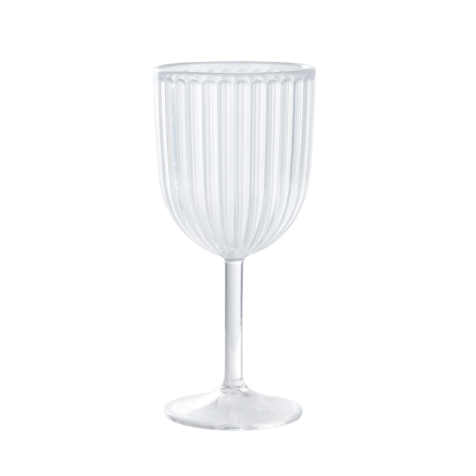 AURA Bicchiere da vino trasparente H 17 cm - Ø 7,8 cm