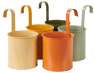 BALCONY Pot à suspendre 5 couleurs orange, jaune, vert, beige, vert clair Ø 15,5 cm