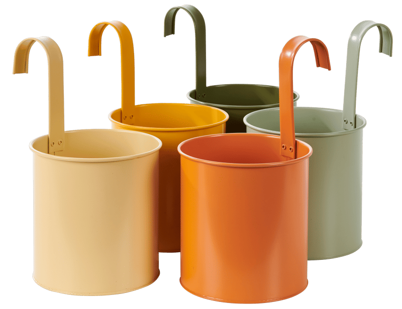 BALCONY Pot à suspendre 5 couleurs orange, jaune, vert, beige, vert clair maintenant pour 5.95 EUR à CASA