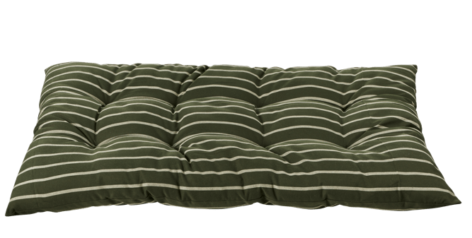 PAULINE Coussin palette vert Larg. 80 x Long. 120 cm