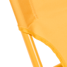 TROPEZ Sedia pieghevole giallo H 74 x W 53 x D 46 cm