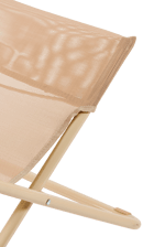 MALTA Ligstoel zand H 80 x B 57 x D 90 cm