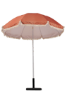 FRANJA Parasol sans pied de parasol orange H 200 cm - Ø 178 cm