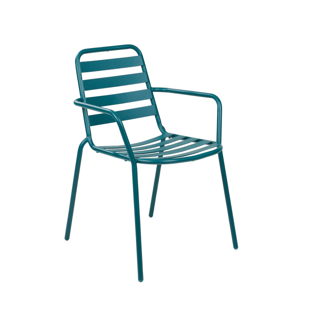 LIVA Cadeira bistro azul H 79,5 x W 52,3 x D 56,3 cm