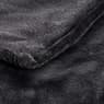 FLANELLA Manta gris oscuro An. 180 x L 220 cm