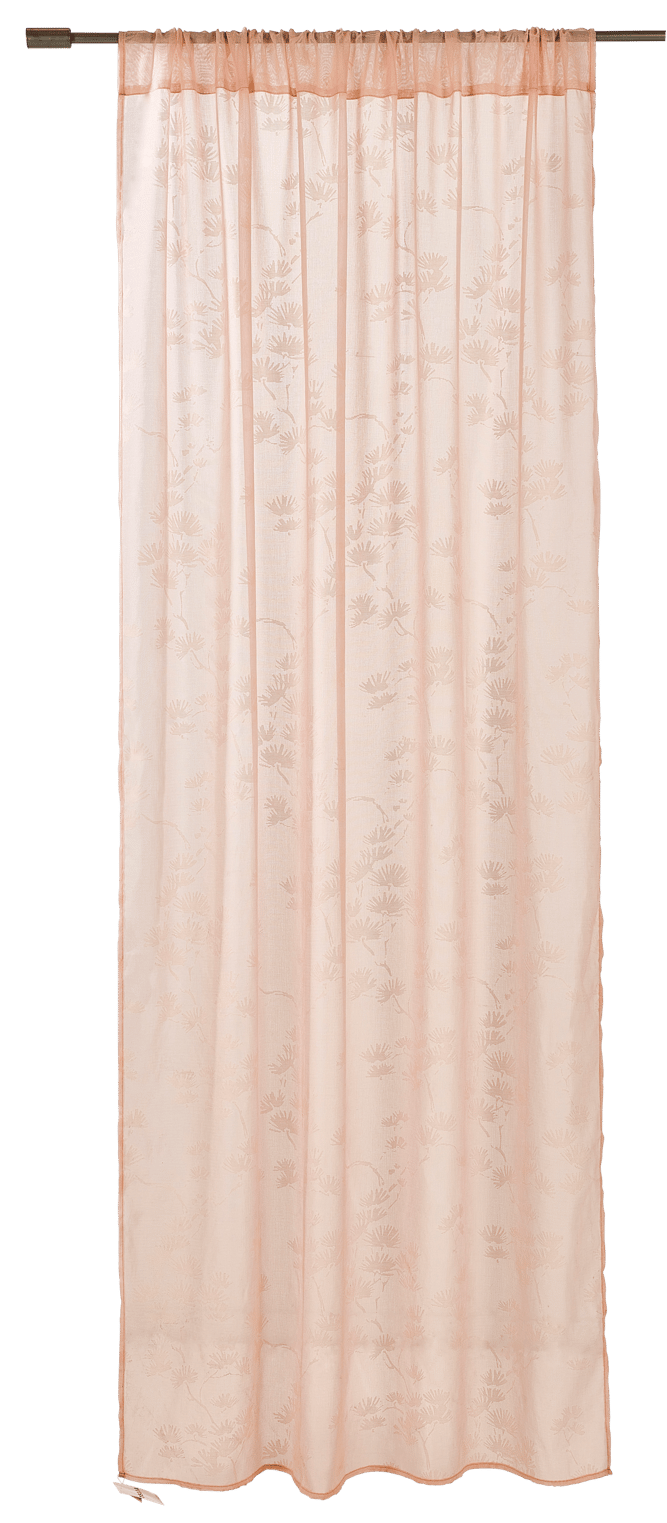 LESLIE Rideau rose clair Larg. 140 x Long. 240 cm