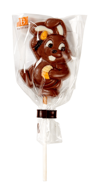 BUNNY POP Sucette chocolat multicolore H 17 x Larg. 21 x P 19,5 cm