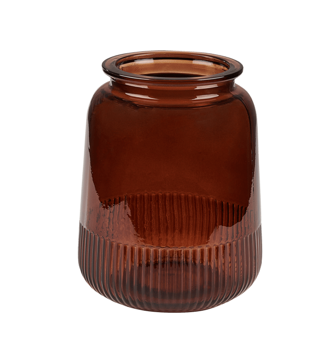 CALOR Portacandela vaso marrone H 24 cm - Ø 19 cm