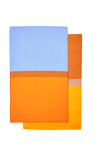 SANTI Tapis 2 couleurs diverses couleurs Larg. 90 x Long. 150 cm