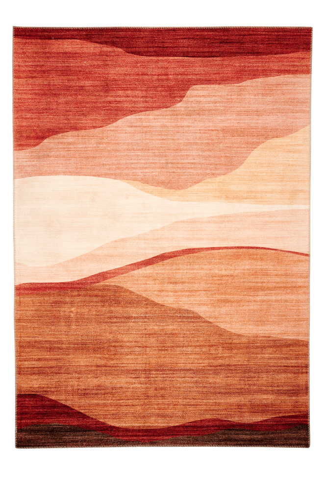 SAHARA Tapis rouge Larg. 160 x Long. 230 cm