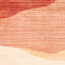 SAHARA Tapis rouge Larg. 160 x Long. 230 cm