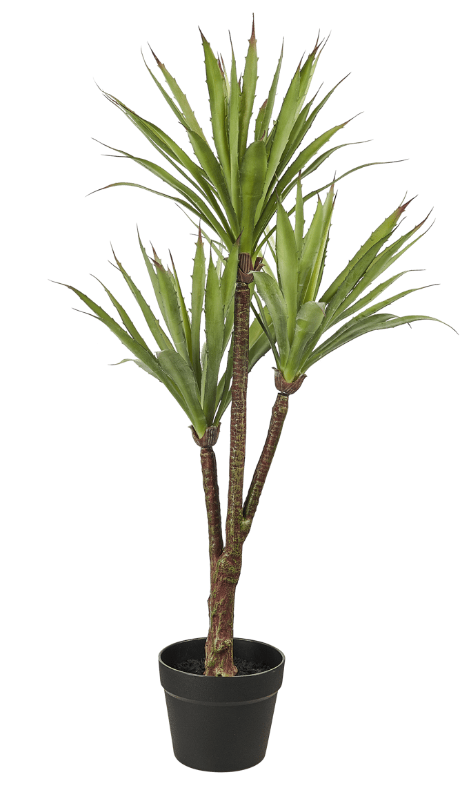 YUCCA Plante artificielle vert H 90 cm - Ø 40 cm | CASA