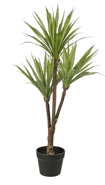 YUCCA Kunstplant groen H 90 cm - Ø 40 cm