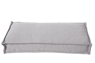 PAULETTA LUXE Almofada costas cinzento claro W 40 x L 82 x D 12 cm