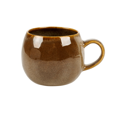 COZY Mug marrone H 11 cm - Ø 8,5 cm