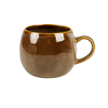 COZY Mug brun H 11 cm - Ø 8,5 cm