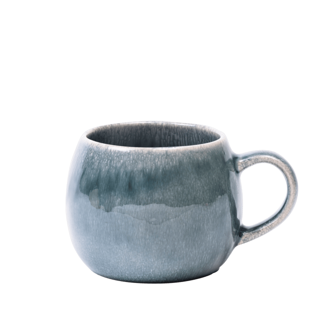 COZY Mug bleu H 11 cm - Ø 8,5 cm