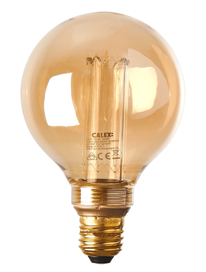 Samenwerken met Wens accessoires CALEX LED Globelamp E27 1800K H 14,5 cm - Ø 9,5 cm | CASA
