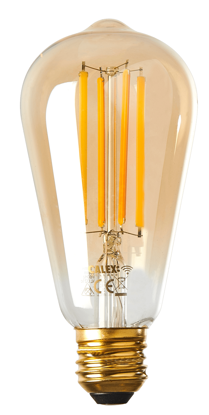 Support d'ampoule E27 Calex - Lampadaire - Noir - Lampesonline