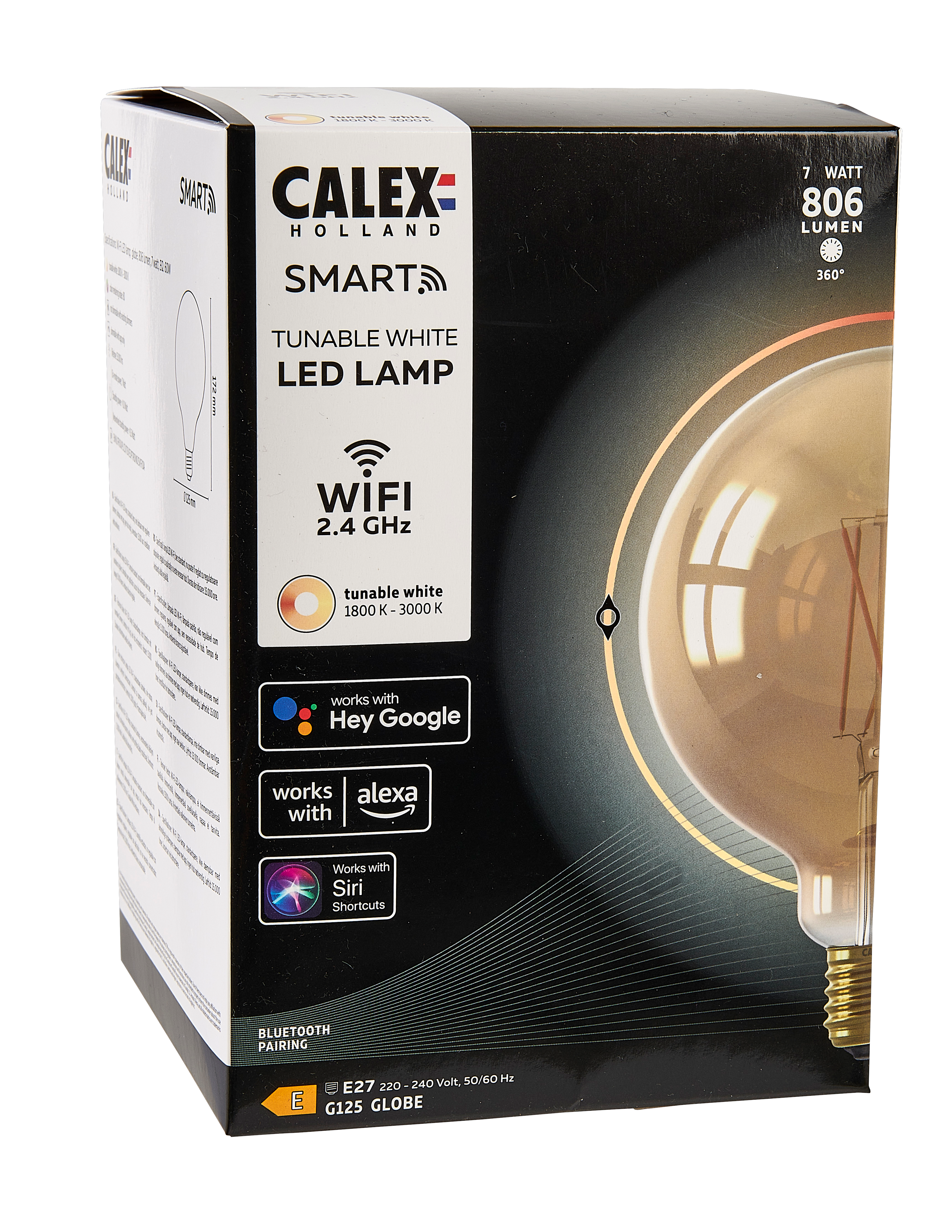 Calex Interrupteur Mural Smart - WiFi USB - Avec Titulaire - Lampesonline
