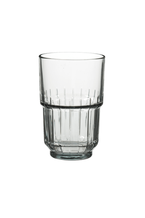 LINQ Glas Grau H 11,7 cm - Ø 7,7 cm