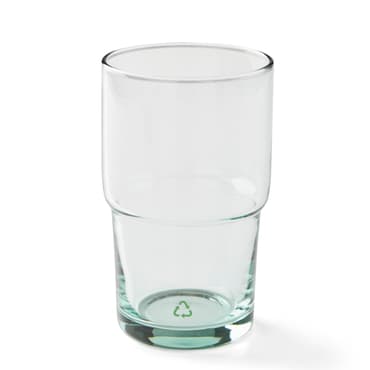 GREEN Glas Recycled Grün H 13 cm - Ø 7,5 cm