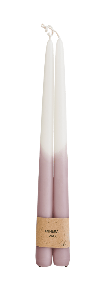 DUO Velas conjunto de 2 creme, multicolor L 30 cm - Ø 2,2 cm