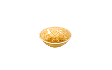 INDO Bowl geel H 2,9 cm - Ø 9,5 cm