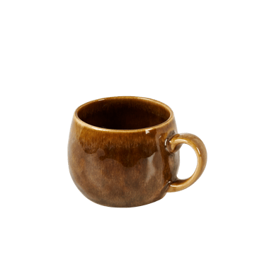 COZY Mug brun H 5,8 cm - Ø 6,5 cm