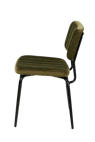ROXY Chaise vert H 82 x Larg. 53 x P 50 cm