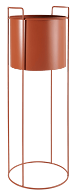 PLUTO Bloempot terracotta H 80 cm - Ø 28 cm