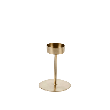 PHANTOM Porta-velas para lamparinas dourado claro H 10 cm - Ø 7,7 cm