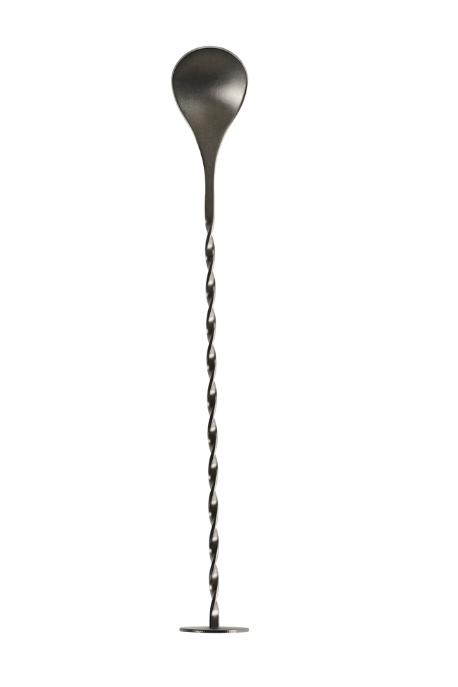 BARTENDER Cucchiaio per cocktail grigio scuro L 28 cm - Ø 3,2 cm