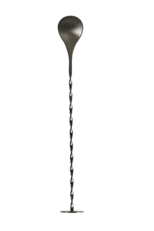 BARTENDER Cucchiaio per cocktail grigio scuro L 28 cm - Ø 3,2 cm