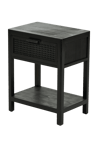 WEBSTER  Armoire à tiroirs noir H 60,5 x Larg. 47,5 x P 36 cm